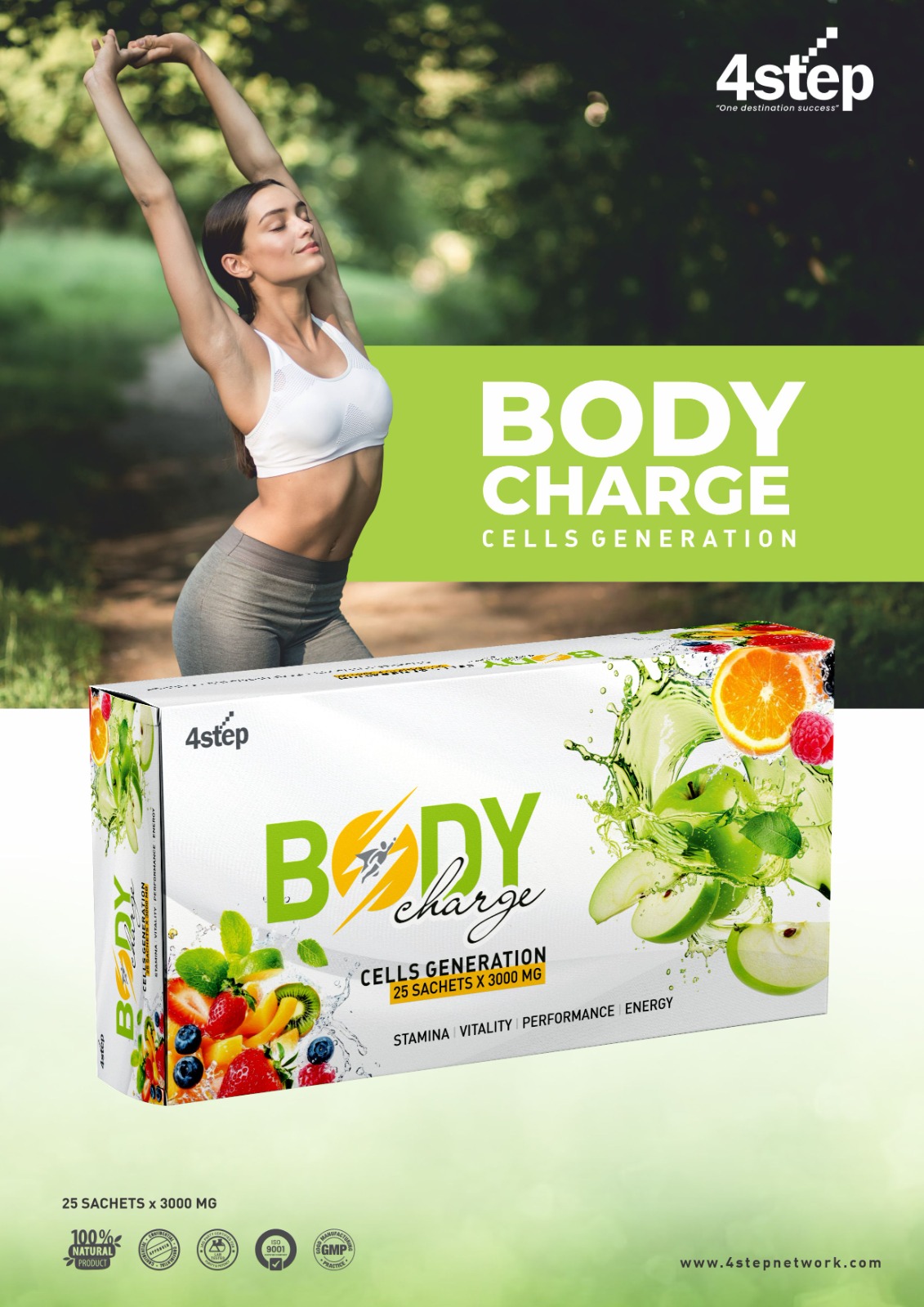 2.0 4Step Body Charge (Stem cell) 3000mg 25 Nos.=1 Pack